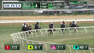 RACE 4 PROGRAM 7 31 2026