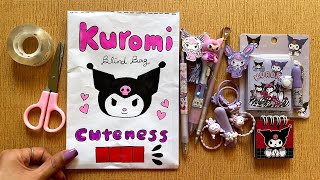 How to make a Kuromi Blind Bag easy 💖ASMR💜 KUROMI 💜 Blind Bag paper tutorial + Sanrio Compilation