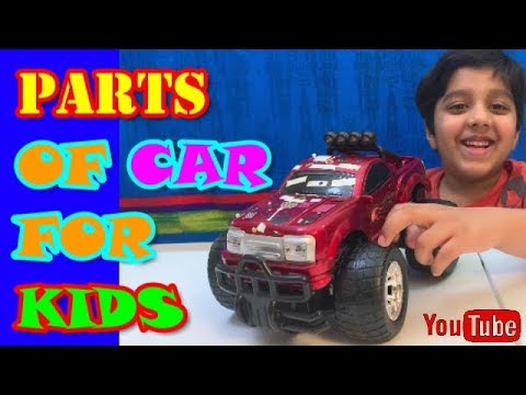 English for Kids - Parts of A Car for Kids | Names of Car Parts