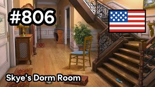 #806 🇺🇸 (📕3-📄12-1) - Skye's Dorm Room - June's Journey