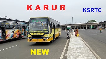 Newly Inaugurated Karur Bus Stand - Tamil Nadu | கரூர்