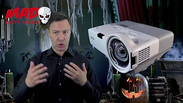 How do you make a Halloween window projection?