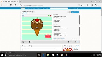 Ice cream maker/ Scratch / Smile456