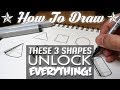 HOW TO DRAW - Basic Shapes UNLOCK EVERYTHING!