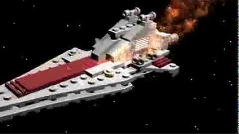LEGO CGI Animation Test: Cruiser Explosion