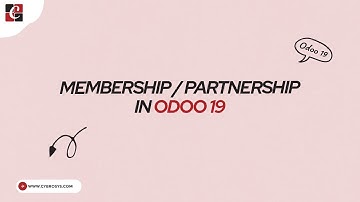 Membership / Partnership in odoo 19 | Odoo 19 CRM | Odoo 19 Functional Tutorials