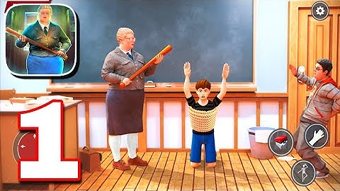 Play Evil Teacher Scary Game 3D Gameplay Walkthrough Part 1 || Level 1 to 5 ||