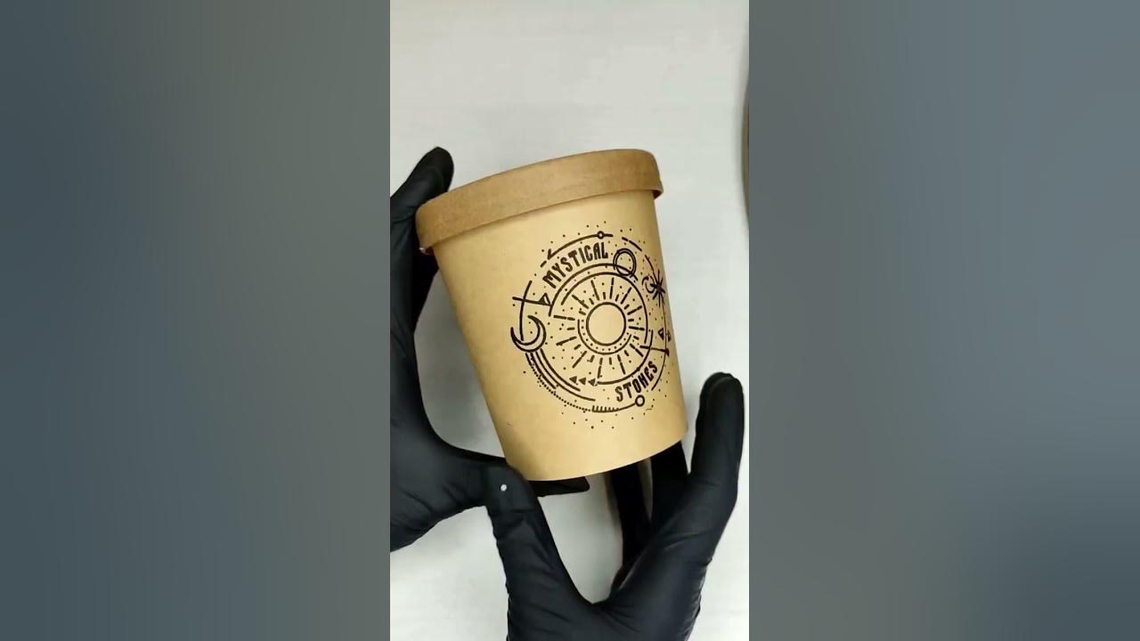 Штамп можно поставить на цилиндрическую коробку, как на стаканчик ️Наш ...
