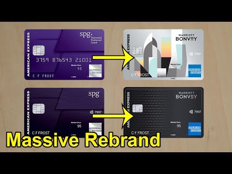 Marriott + SPG Credit Cards: Massive Re-branding