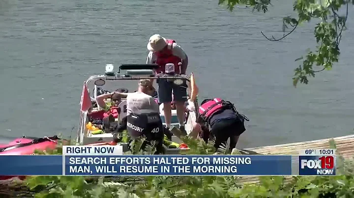 Ohio River search for missing man halted due to darkness