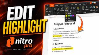 How to Edit Highlights and Markups in Nitro PDF Pro | Complete Beginner Guide