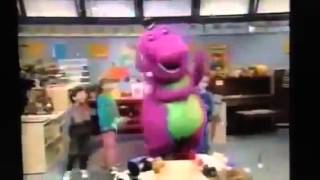Barney comes to life (Whats That Shadow)