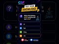 Java Quiz #shorts #shortvideo #short #viral #trending
