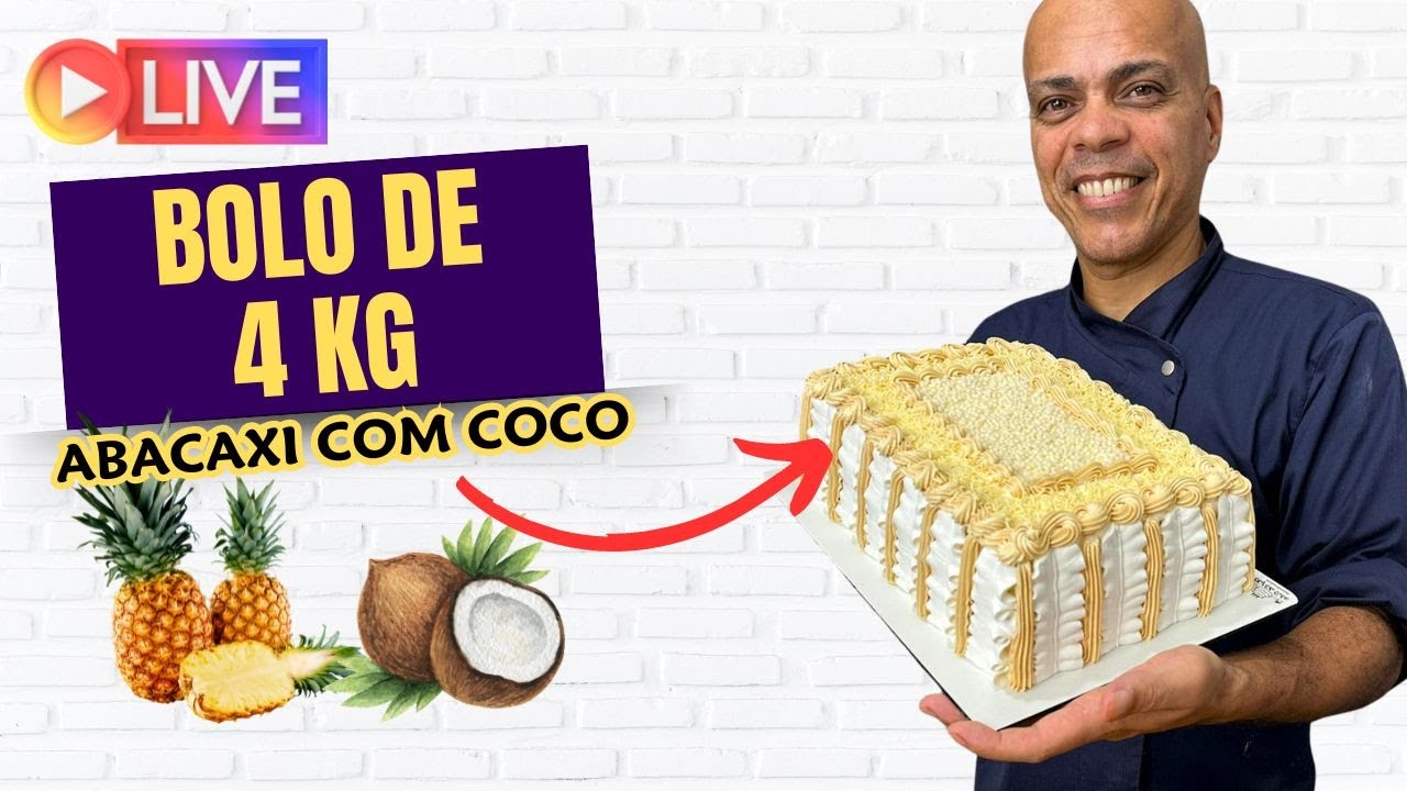 🔴Abacaxi com Coco um dos recheios mais incríveis (MONTAGEM E DECORAÇÃO)