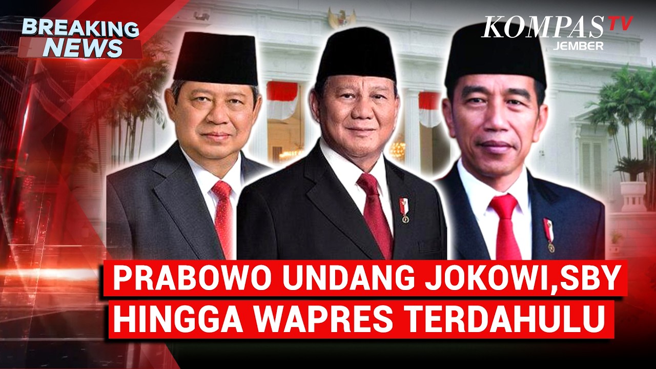 BREAKING NEWS - Presiden Prabowo Undang Jokowi, SBY hingga Jusuf Kalla ke Istana, Ada Apa?