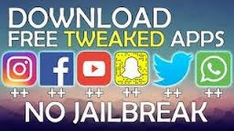 HOW TO GET TWEAKED APPS:SPOTIFY++ SNAPCHAT++ AIRSHOU++ (NO JAILBREAK) (NO COMPUTER/CYDIA IMPACTOR)
