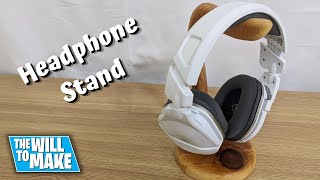Crafting a Stylish Wooden Gaming Headphone Stand from Scratch