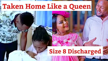 Singer Size 8 and Her Second Born Discharged and Taken Home Like a Queen #Size8 #TheMurayas