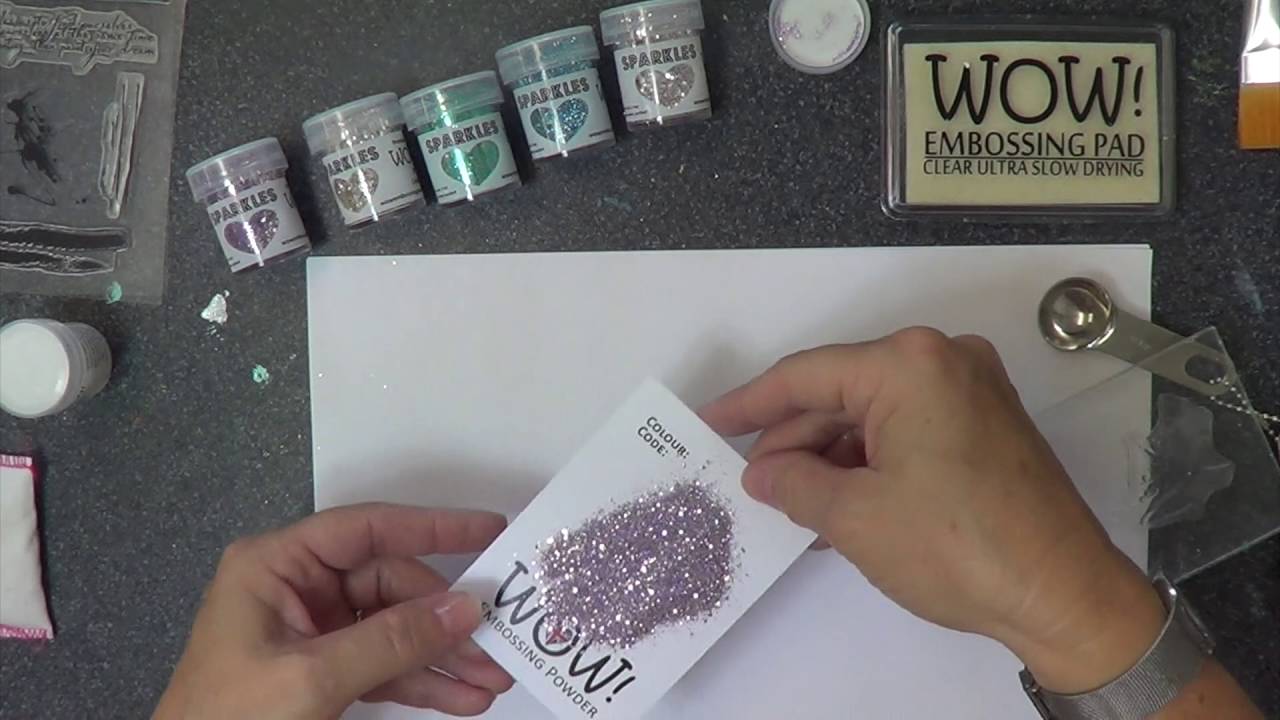 WOW! Embossing Powder 15ml-Clear Hologram Sparkle 