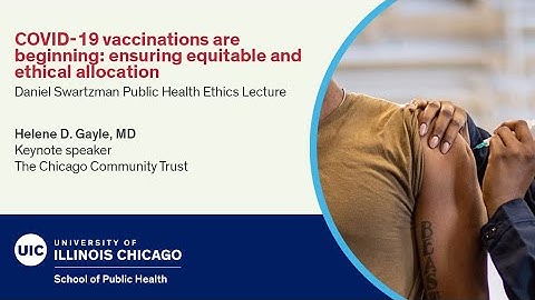 Equitable Access and Distribution of COVID-19 Vaccines