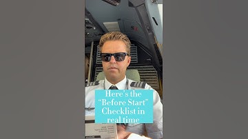 Running the before start checklist in real time #airlinepilot #airbus #checklist