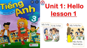 TIẾNG ANH LỚP 3/UNIT 1/LESSON 1/HELLO/XIN CHÀO (Nhận tài liệu học Tiếng  anh miễn phí)