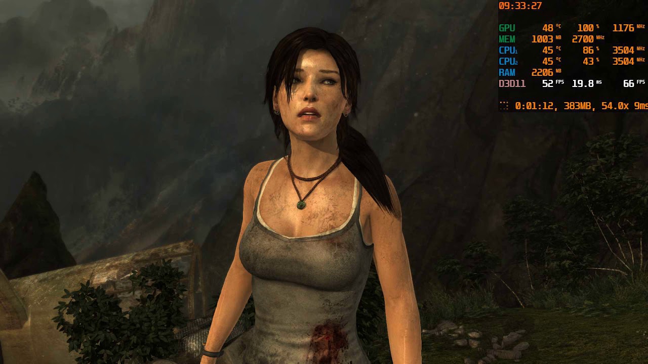 Pentium G4500 + GTX 750 Ti 2GB OC - Tomb Raider 2013 Benchmark