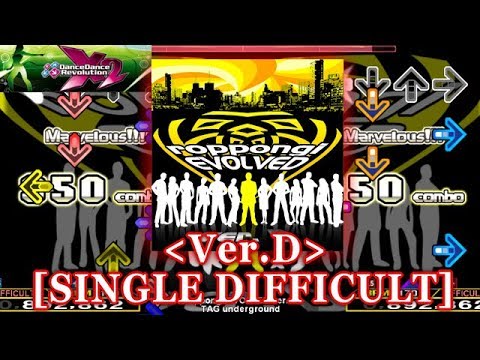 【DDR X2】 roppongi EVOLVED ver.D [SINGLE DIFFICULT] 譜面確認＋クラップ