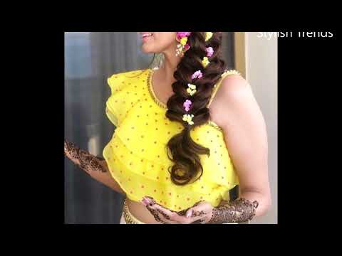Trending Frills Saree blouse Designs exclusive