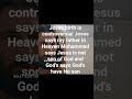 Jesus birth is controversial Jesus says my father in Heaven Mohammed says Jesus is not son of God