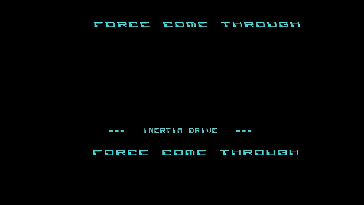 AMIGA-Demo "The Force: Inertia Drive (Crack Intro)"