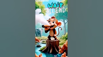 Monkey Tries So Hard To Be Cool #ai #shorts #monkey