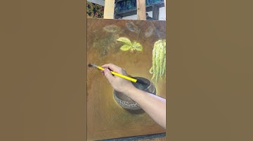 Kỹ thuật láng màu.vẽ sơn dầu #painting #drawing #artwork