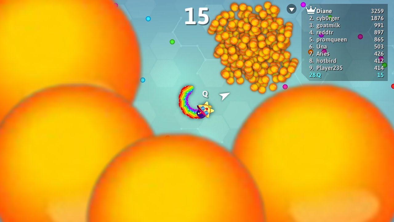 Snake.io Lovely Snake Pro Skill Epic Snake io Android Gameplay! - YouTube
