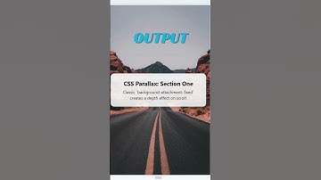 CSS Trick: Parallax Background on Scroll | No JS Needed #coding #icodetips #computershortcuts