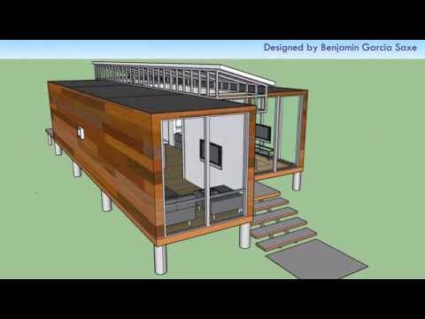 Build a shipping container home and still have a giant garage! Do you know  who built this home? C…