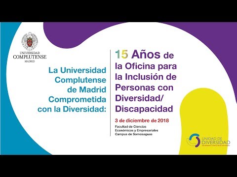 La Universidad Complutense de Madrid Comprometida con la Diversidad: 15 Años de la Oficina para la Inclusión de Personas con Diversidad/ Discapacidad.