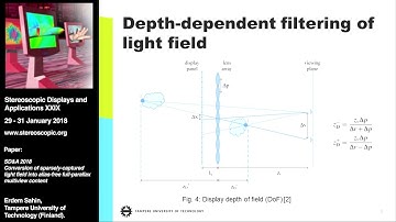 SD&A 2018: Conversion of sparsely captured light field...
