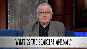 Robert De Niro Takes The Colbert Questionert