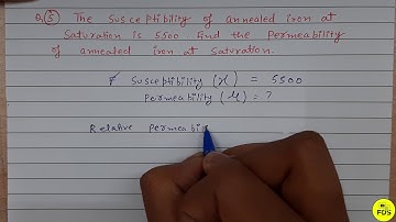 HC VERMA SOLUTION |  Magnetic Properties of Matter  | Chapter 37 | Question 5 | Free  Doubt Solution
