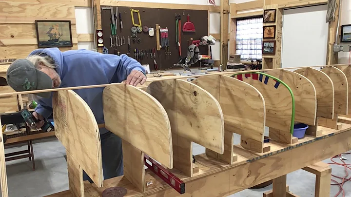 Fairing and Spacing Frames - Building Freedom 17 Canoe- Episode 5