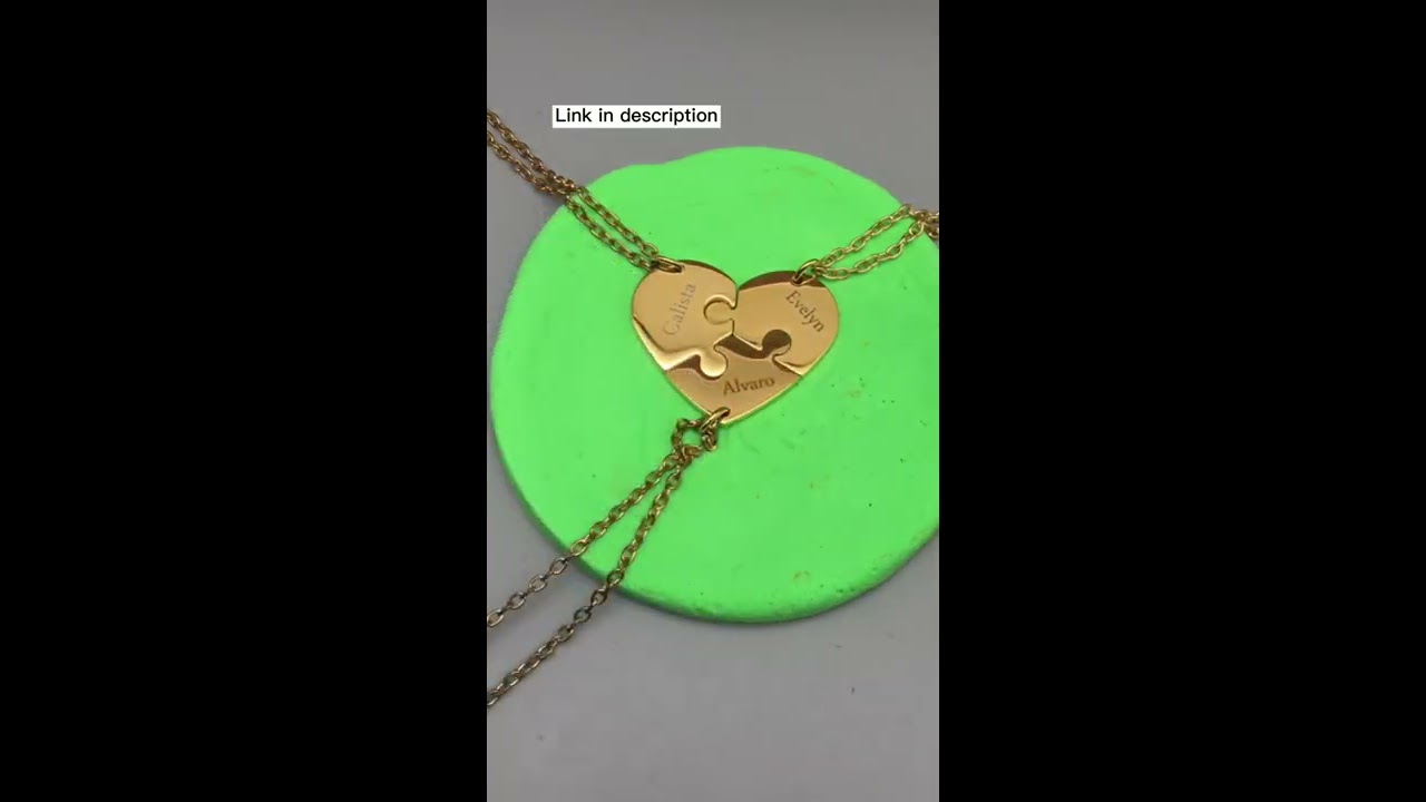 Matching Best Friend Necklaces For 3