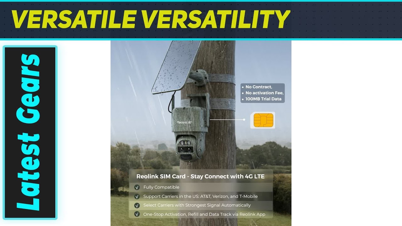Камеры видеонаблюдения Reolink 4K с сотовой связью: мощное решение для наблюдения за природой!