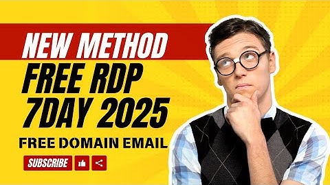 NEW METHOD 2025 | FREE RDP 7 DAY | FREE DOMAIN EMAIL #nocreditneeded #freerdp #cloudsigma