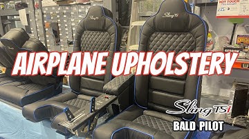 Upholstery for my Airplane!  [Sling TSi Build Video #19 ]  Parana Sky Trim