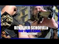 Revolver schofield 6 pouces 45 mm a plombs noir vieilli mythique 
