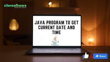Java program to get current Date & Time || Silan Software || Pythontpoint.org