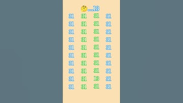 #ढूंढो 13#find the odd number #braintest #quiz #facts #oddnumber