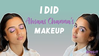 Dreamy Unicorn Eye Makeup In Pastel Blue, Pink \& Lilac | Wing It With Ankush ft. Ahsaas Channa