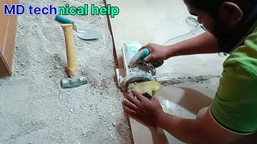 vitrified damage tile changing process in Hindi